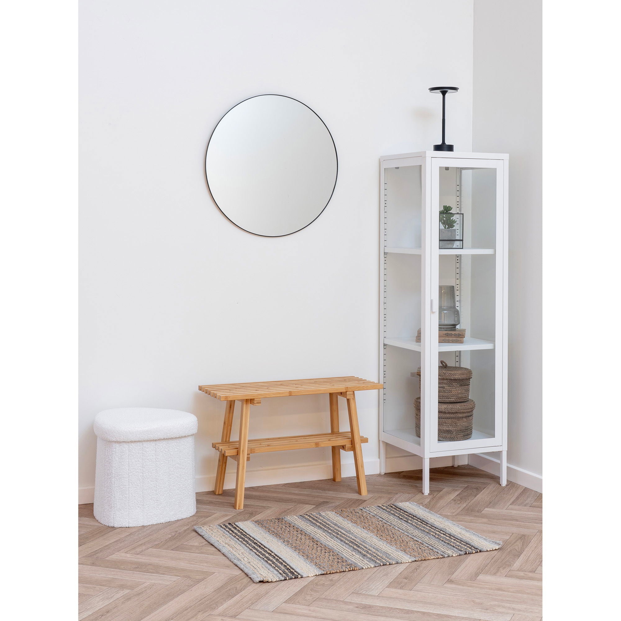 Brisbane Slim Display Cabinet